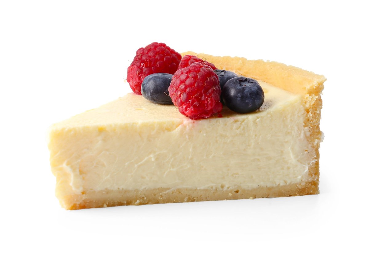 Signature cheesecake with fresh berries